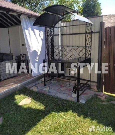 Мангал с крышей