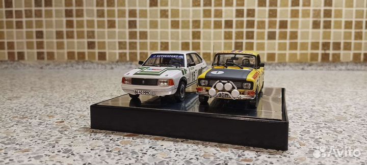 Модель автомобиля ZAZ, Moskvich, GAZ Rallye 1/43