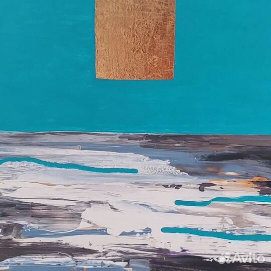 Интерьерная картина абстракция ручная работа