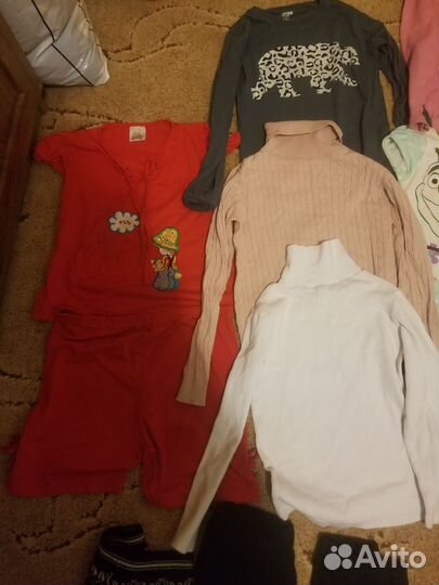 Вещи пакетом для девочки 128,130,134