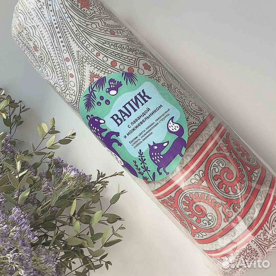 Валик с лавандой и можжевельником (для взрослых)