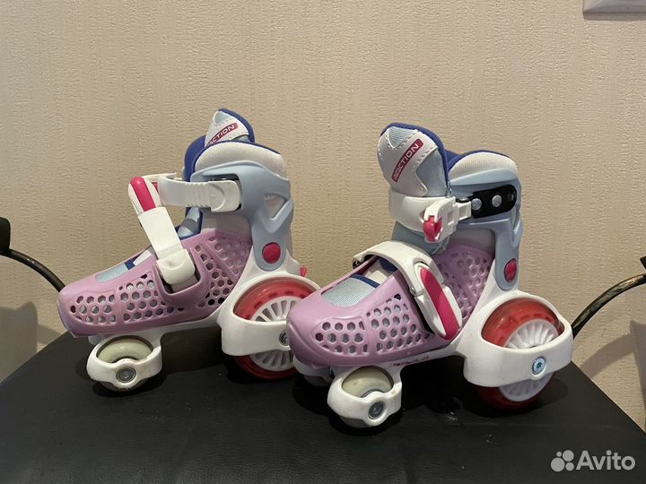 Роликовые коньки детские раздвижные