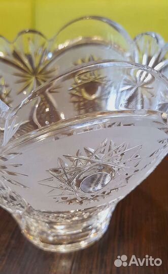 Салатник хрусталь
