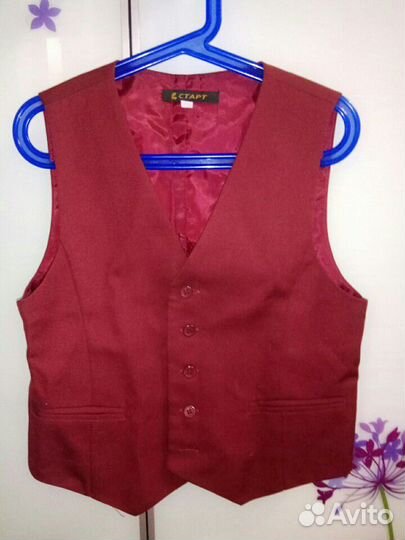 Пиджак и жилетка для школьников