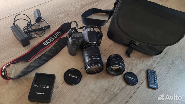 Canon 60D + EF-S 18-135mm + EF 50mm F1.4 + бп +