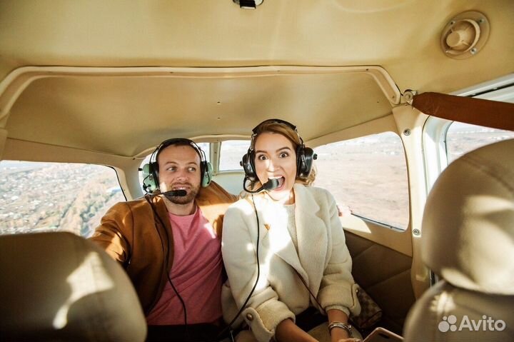 Полет на частном самолете с фотосессией