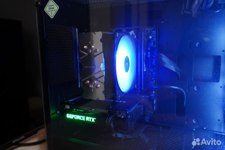 Игровой компьютер в сборе Ryzen 5600, GeForce RTX