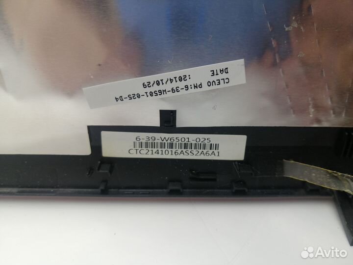 Крышка матрицы dexp W650SJ