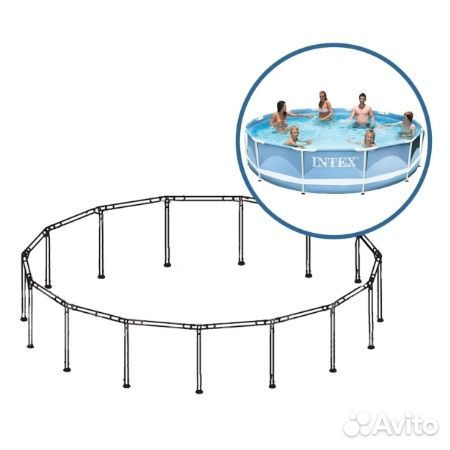 Каркас Intex для круглого бассейна 457х122