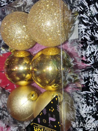 Набор шаров 6шт цвета разные