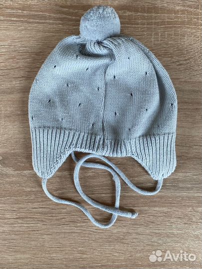 Шапка х/б Amarobaby, 42 р. + пинетки в подарок