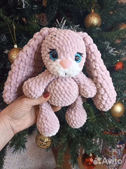 Мягкая игрушка заяц ручная работа