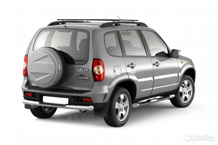 Рейлинги на крышу Chevrolet Niva без поперечин