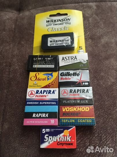 Лезвия для бритья набор
