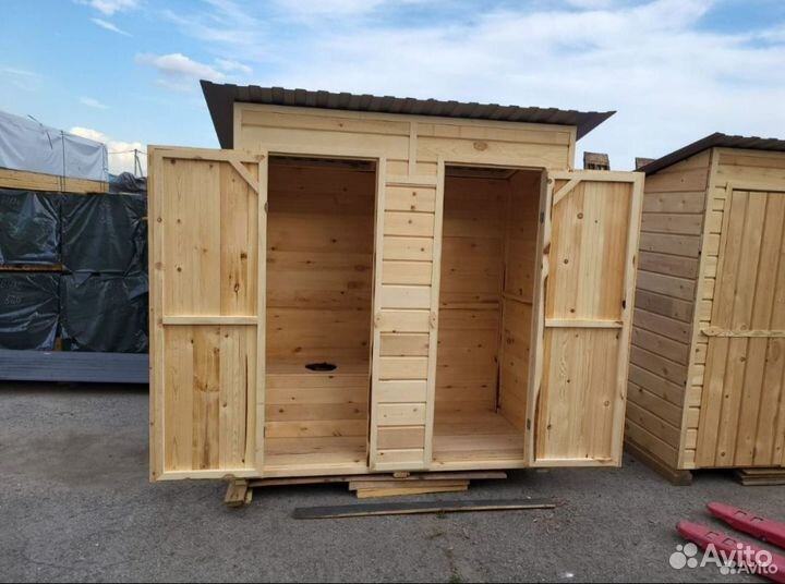 Дачный туалет с душем