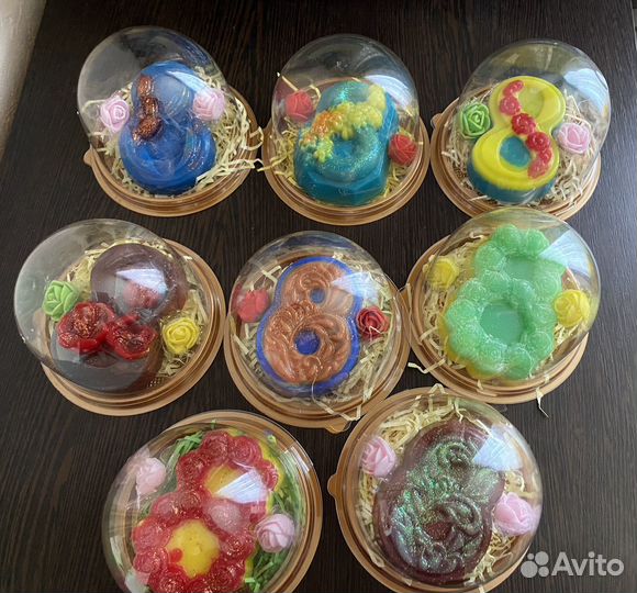 Мыло ручная работа 8 марта