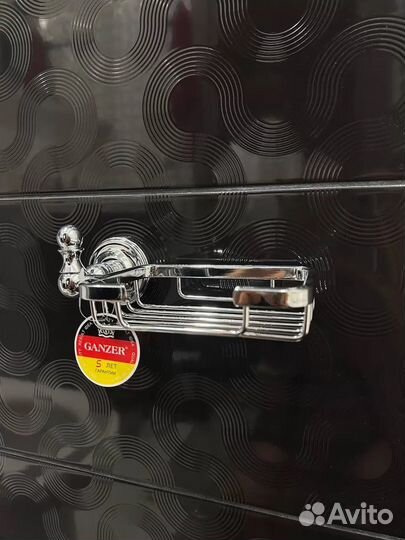 Мыльница настенная решётка Ganzer GZ31022 хром