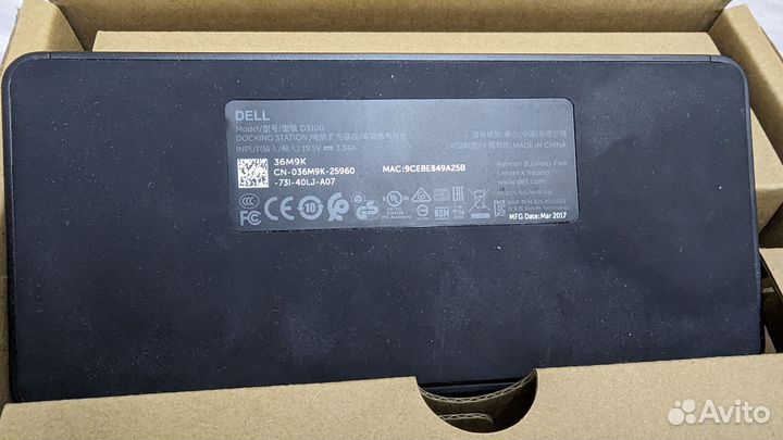 Док станция Dell D3100