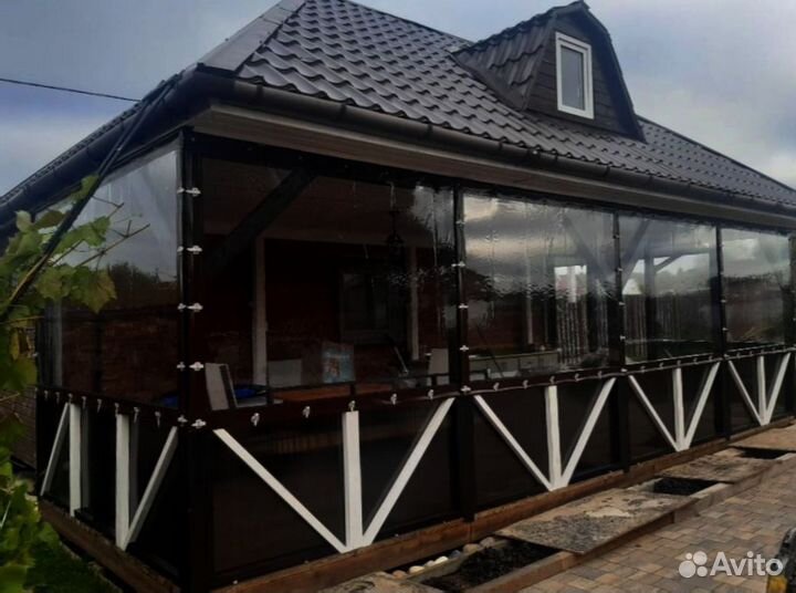 Мягкие окна для беседок / бесплатный замер