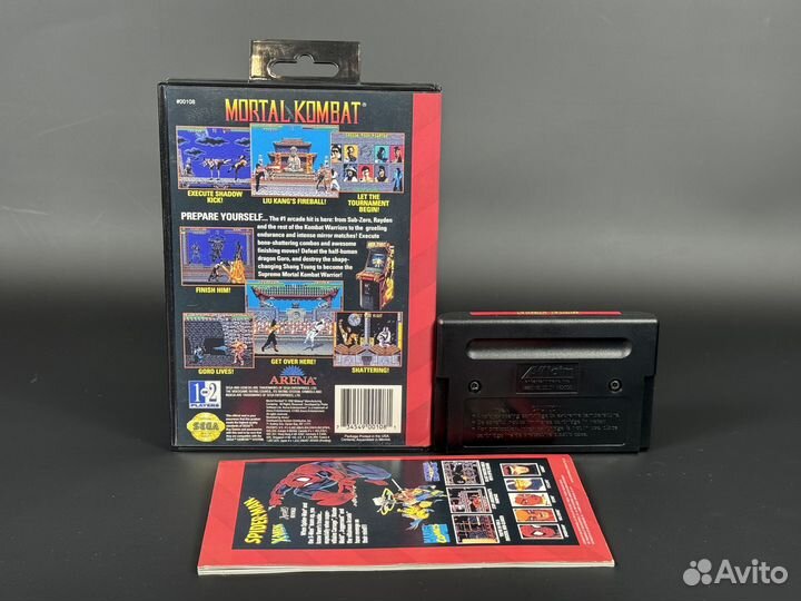 Игра на Sega Genesis - Mortal Kombat