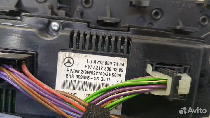 Переключатель отопителя Mercedes E W212, 2010