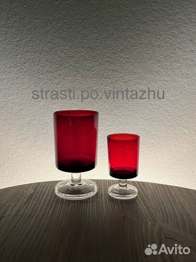 Набор из фужеров и рюмок Франция