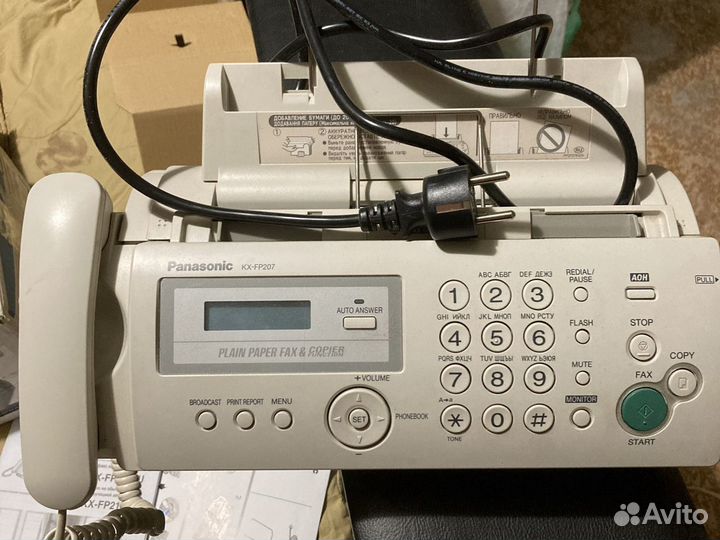 Факс Panasonik KX-FP207