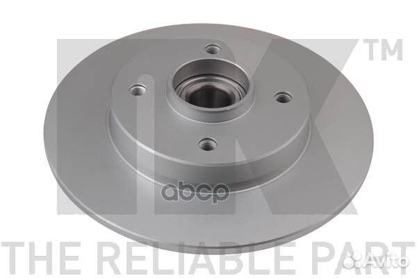 Диск тормозной (с подшипником и кольцом ABS) с