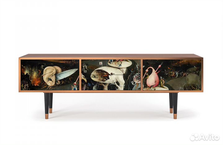 Тв-тумба T4 - Орех - The Garden of Earthly Delight