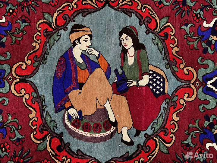 Ковер.Сюжетный сумах ручной работы.Шерсть