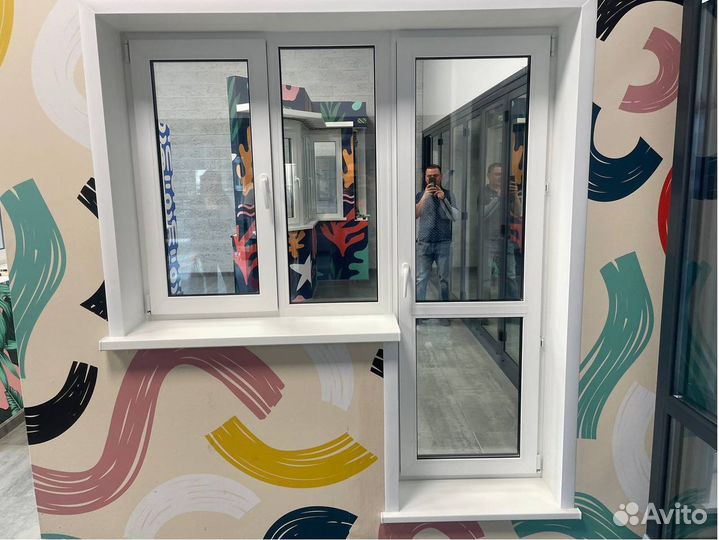 Окна пластиковые с установкой под заказ Rehau