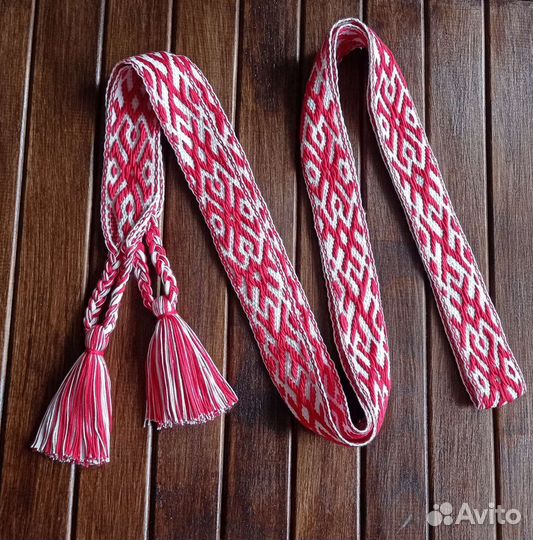 Обережный пояс для молодожён с символом 