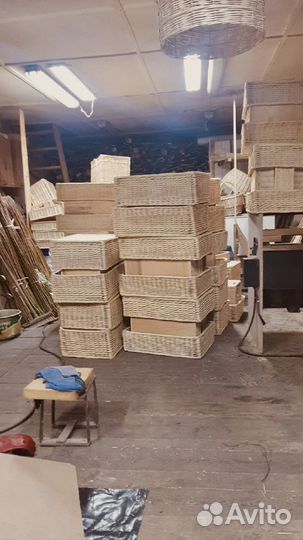 Ящики из лозы