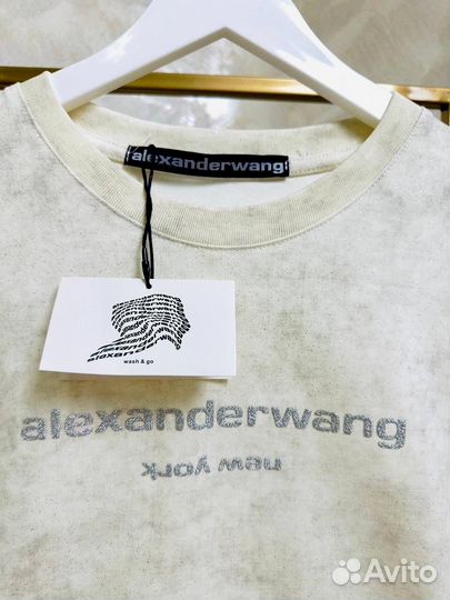 Объемные футболки Alexander Wang оверсайз