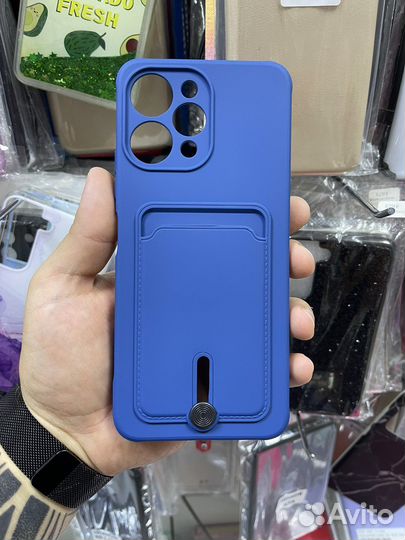 Чехлы с отделом под карту, Xiaomi redmi 12