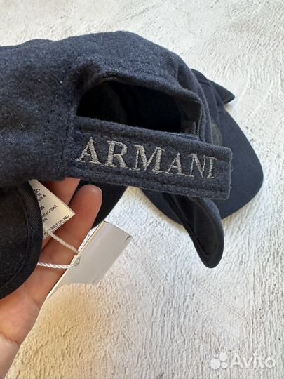 Кепка утепленная Armani оригинал 1-3года, 4-6лет