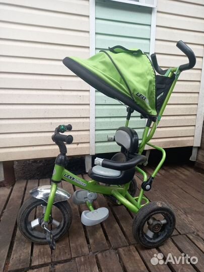 Детский велосипед трехколесный с ручкой