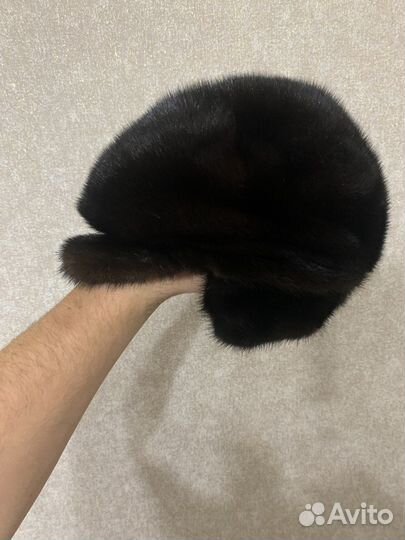 Норковая мужская кепка