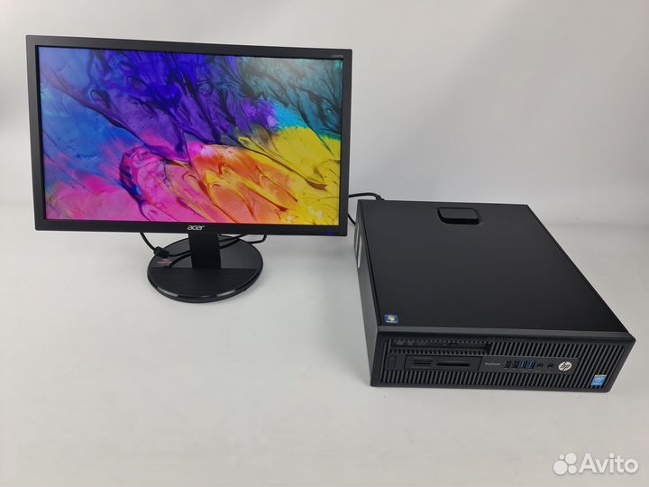 Офисный пк Intel Core i3 c Full HD монитором