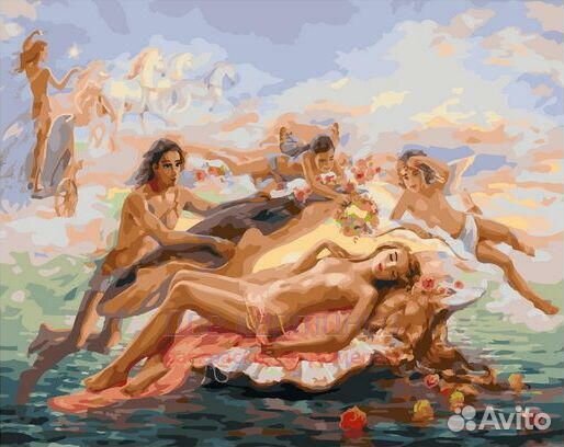 Картина по номерам 40x50 Обнаженная Афродита