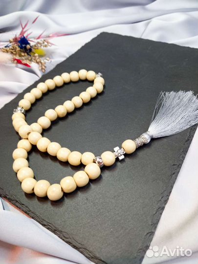 Православные деревянные чётки 40 зерен 12 мм