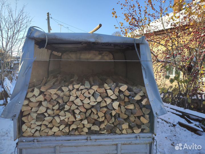 Дрова березовые колотые.Сосна сухая, осина