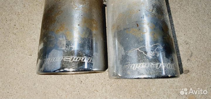 Задняя часть глушителя BMW E46