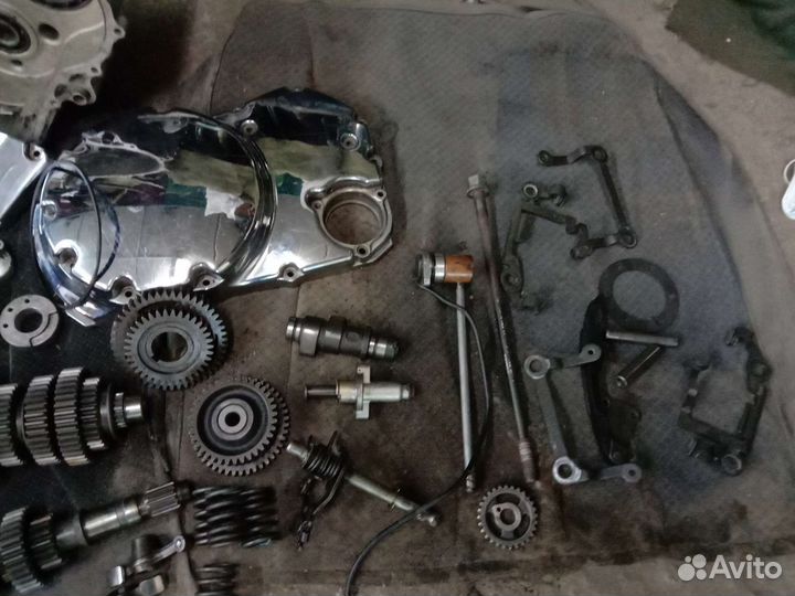 Yamaha XVS 1100 drag star, v star запчасти кпп