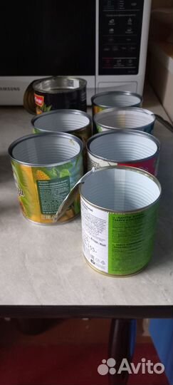 Консервные банки чистые