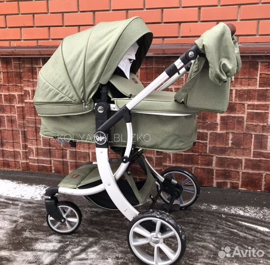 Коляска Dalux 2в1 хаки