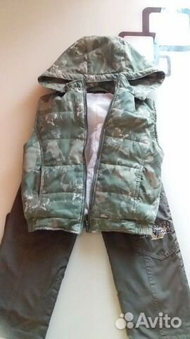 Утепленные брюки и жилет