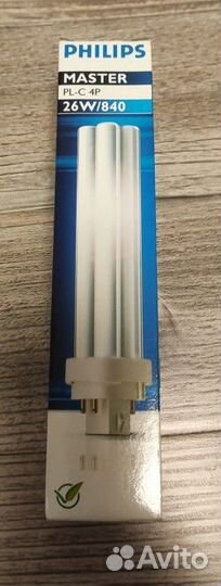 Люминисцентная лампа Philips PL-C 26W/840/4p