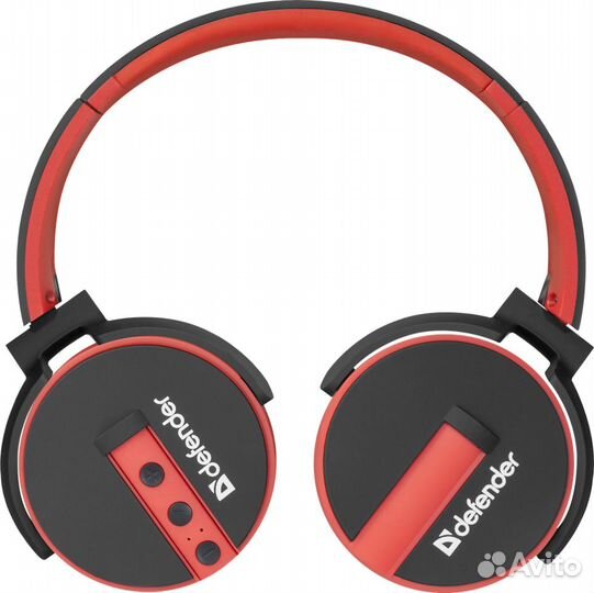 Гарнитура Defender B530 FreeMotion черная/красная