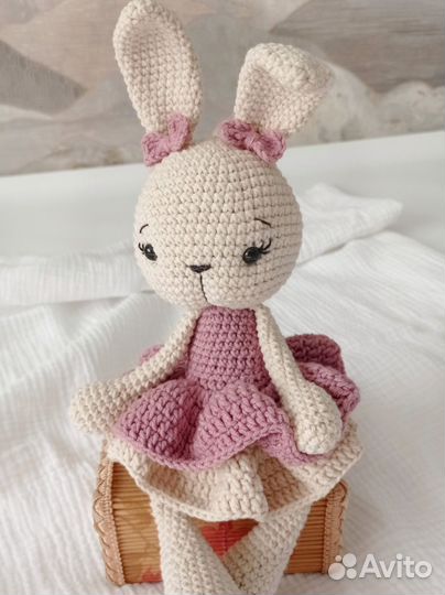 Вязаный зайка